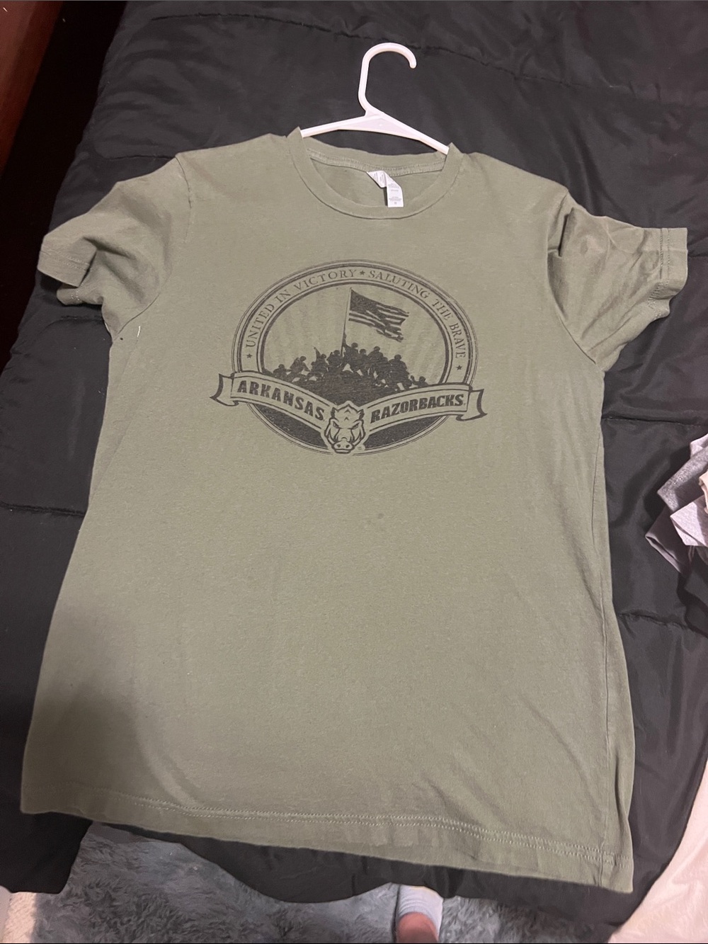 Olive Green Men’s Graphic T‑Shirt